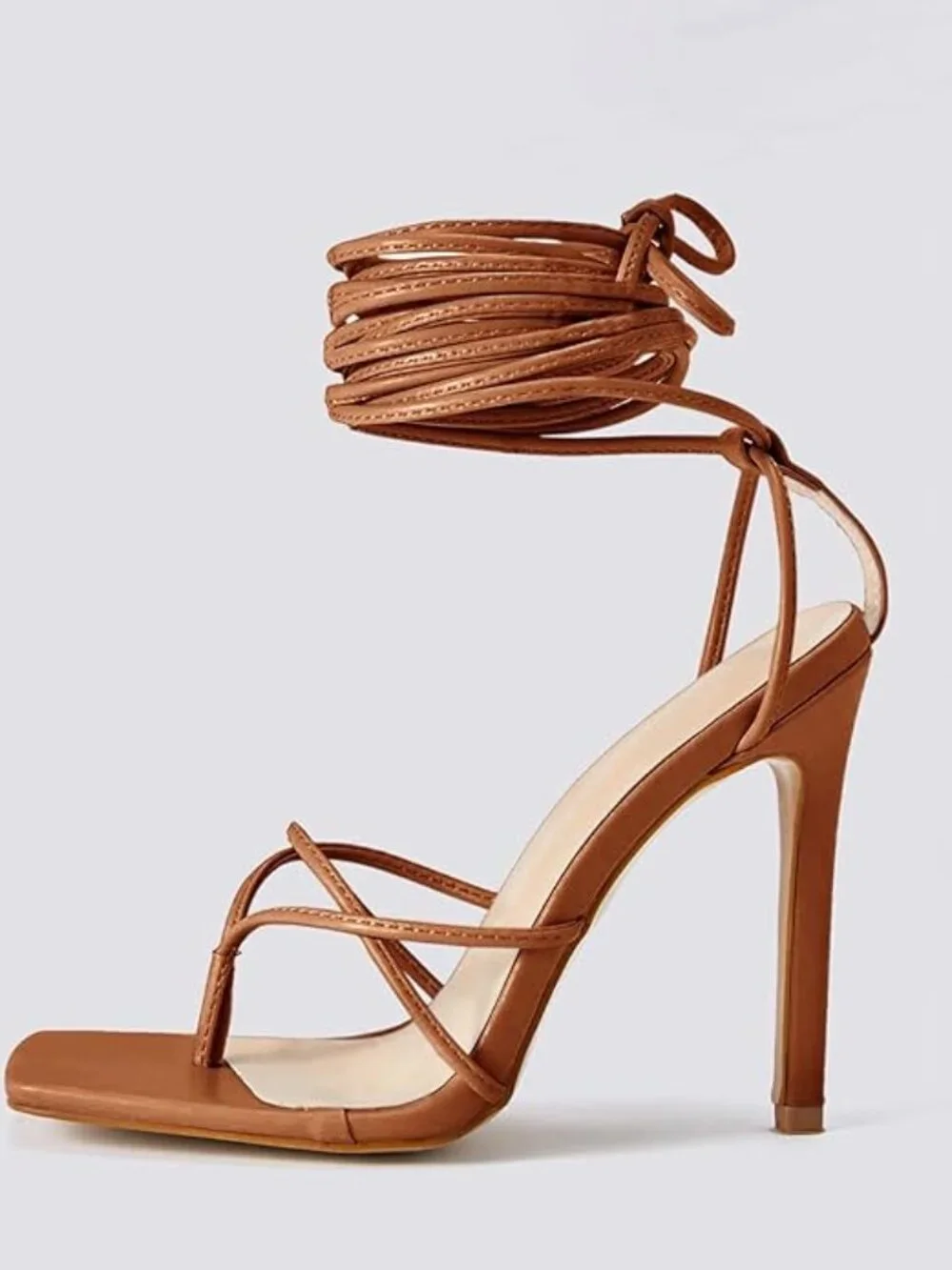 Women's Lace Up Heeled Sandals